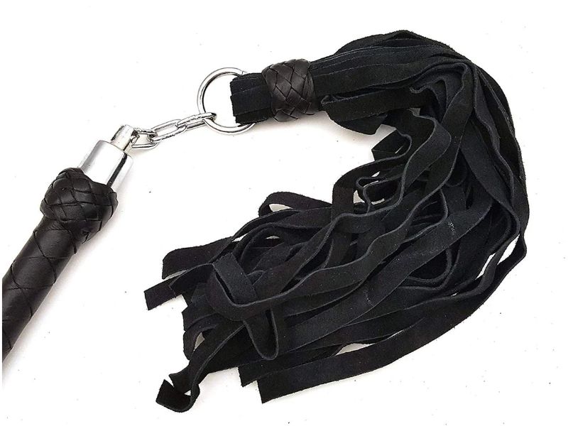 Premium Leather Flogger – Durable, Handmade BDSM Whip for Sensual Play