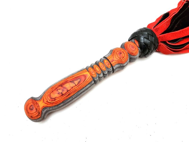 Premium Leather Flogger – Durable, Handmade BDSM Whip for Sensual Play