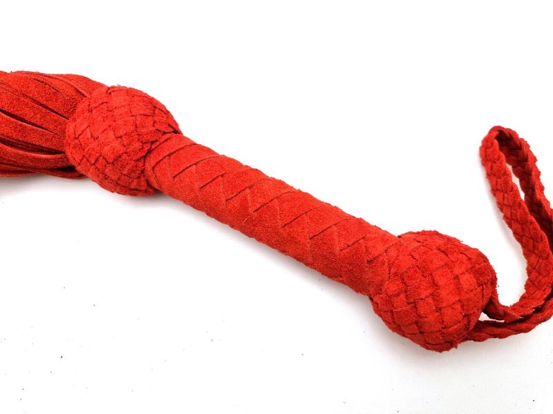 Premium Leather Flogger – Durable, Handmade BDSM Whip for Sensual Play