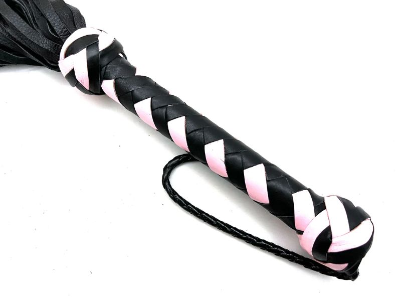 Premium Leather Flogger – Durable, Handmade BDSM Whip for Sensual Play