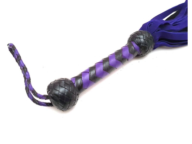 Premium Leather Flogger – Durable, Handmade BDSM Whip for Sensual Play