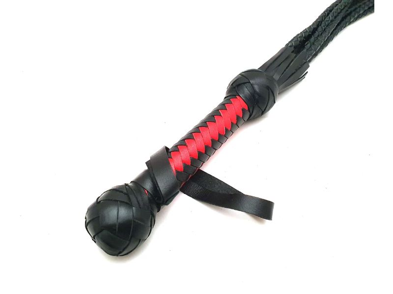 Premium Leather Flogger – Durable, Handmade BDSM Whip for Sensual Play