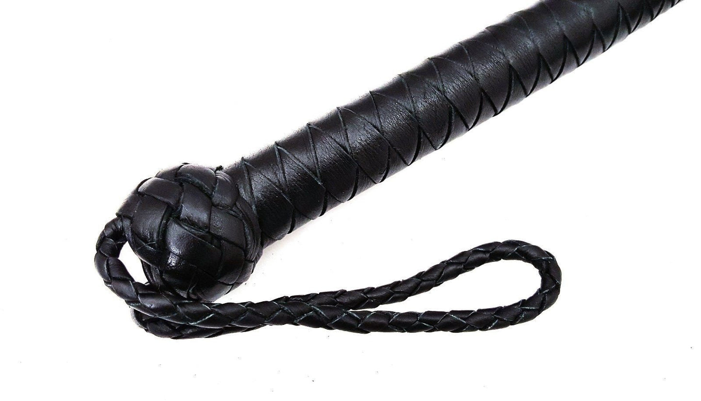 Luxury Leather Whip – Handcrafted BDSM Whip for Sensual Play and Impact