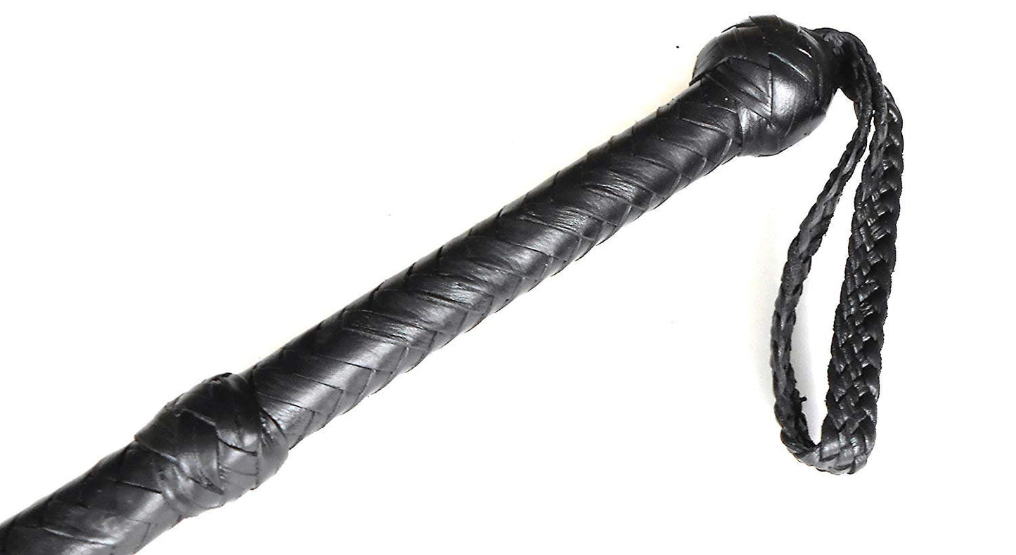 Luxury Leather Whip – Handcrafted BDSM Whip for Sensual Play and Impact