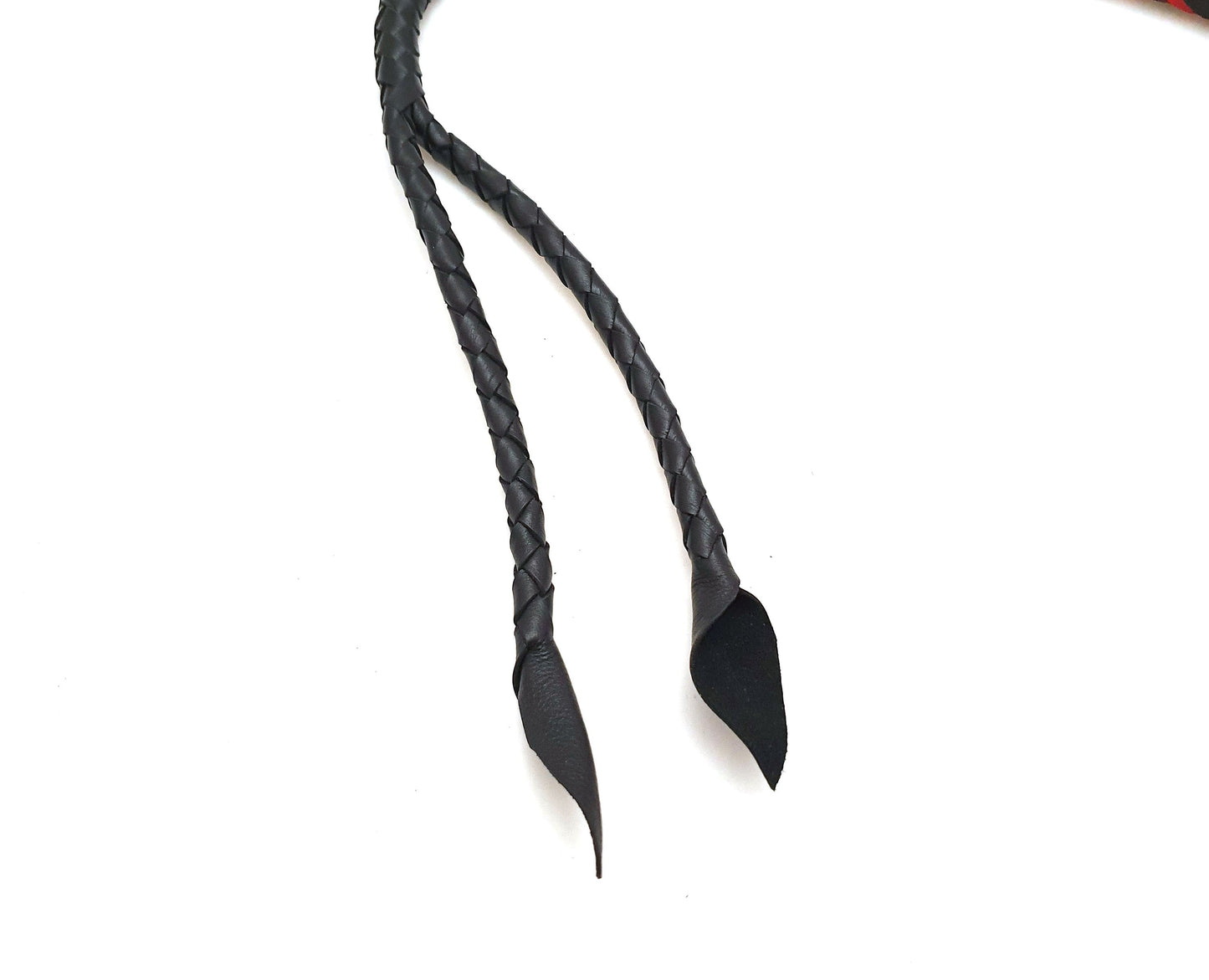 Luxury Leather Whip – Handcrafted BDSM Whip for Sensual Play and Impact