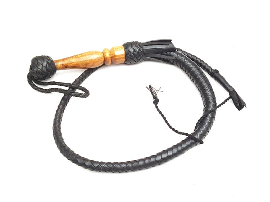 Luxury Leather Whip – Handcrafted BDSM Whip for Sensual Play and Impact