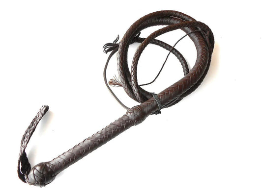 Luxury Leather Whip – Handcrafted BDSM Whip for Sensual Play and Impact