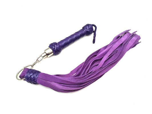 Premium Leather Flogger – Durable, Handmade BDSM Whip for Sensual Play