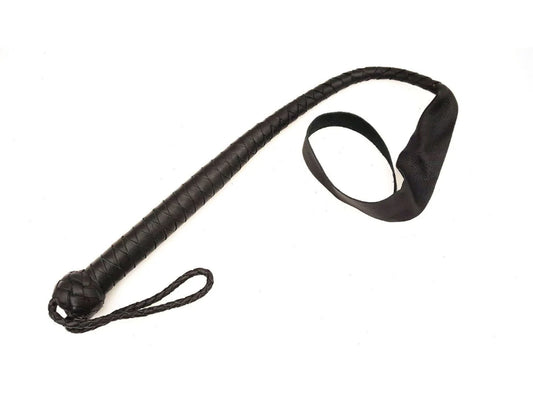 Luxury Leather Whip – Handcrafted BDSM Whip for Sensual Play and Impact