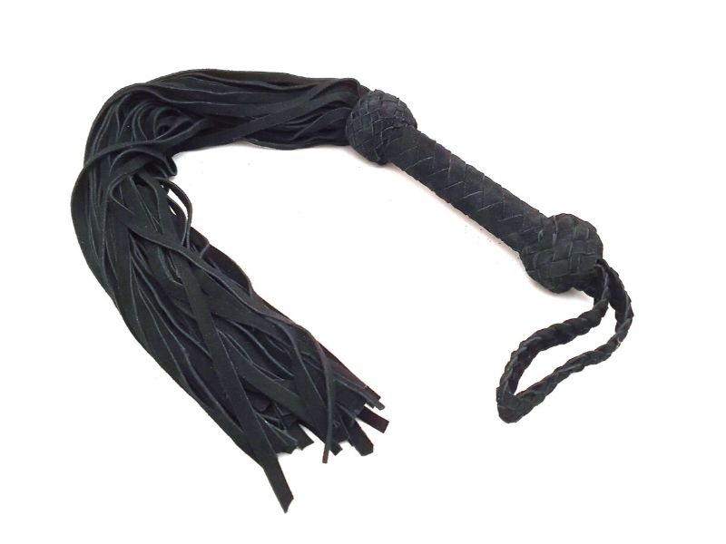 Premium Leather Flogger – Durable, Handmade BDSM Whip for Sensual Play