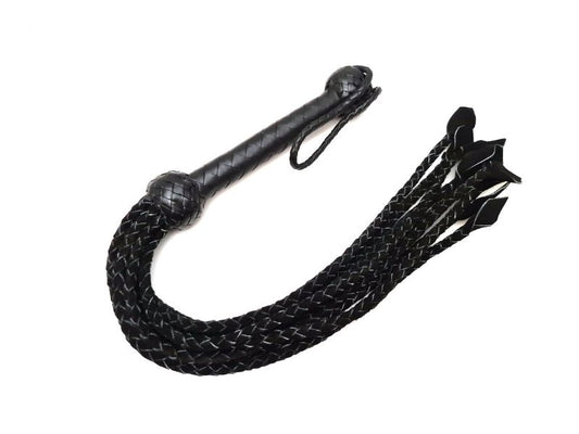 Premium Leather Flogger – Durable, Handmade BDSM Whip for Sensual Play