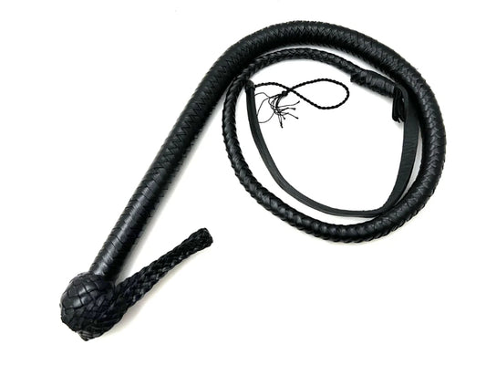 Luxury Leather Whip – Handcrafted BDSM Whip for Sensual Play and Impact