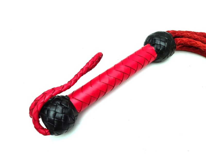 Premium Leather Flogger – Durable, Handmade BDSM Whip for Sensual Play