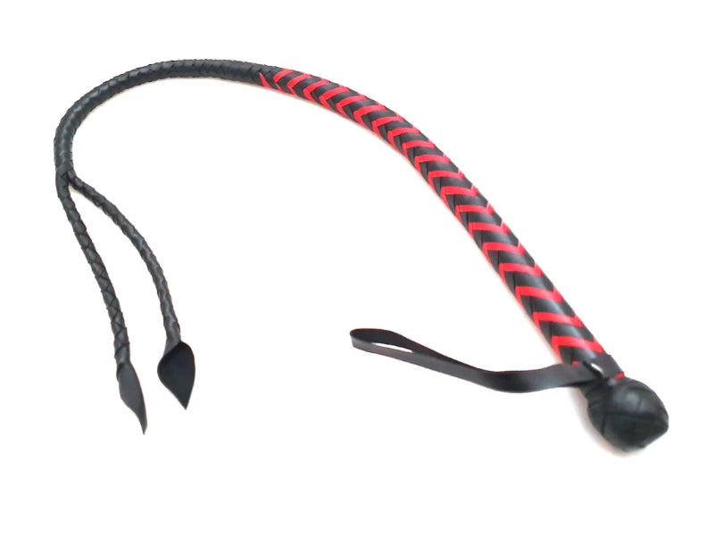 Luxury Leather Whip – Handcrafted BDSM Whip for Sensual Play and Impact