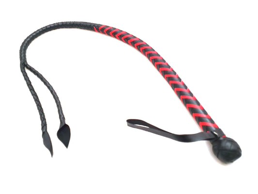 Luxury Leather Whip – Handcrafted BDSM Whip for Sensual Play and Impact