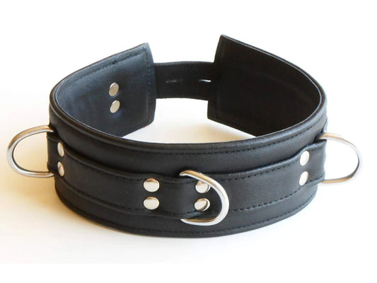Leather Collar Leather Choker Collar Fur Collar Restraint Collar