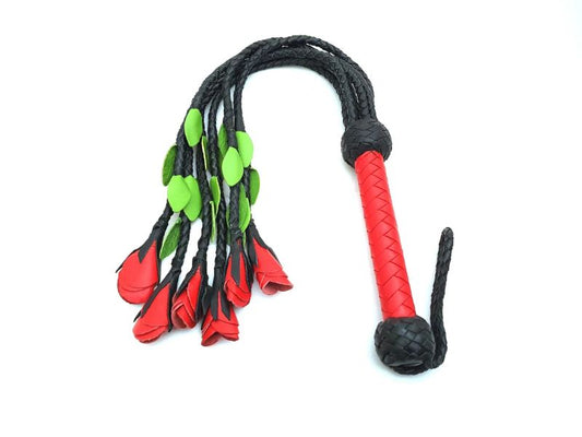 Premium Leather Flogger – Durable, Handmade BDSM Whip for Sensual Play