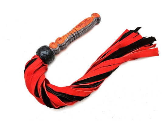 Premium Leather Flogger – Durable, Handmade BDSM Whip for Sensual Play