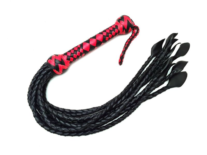Premium Leather Flogger – Durable, Handmade BDSM Whip for Sensual Play