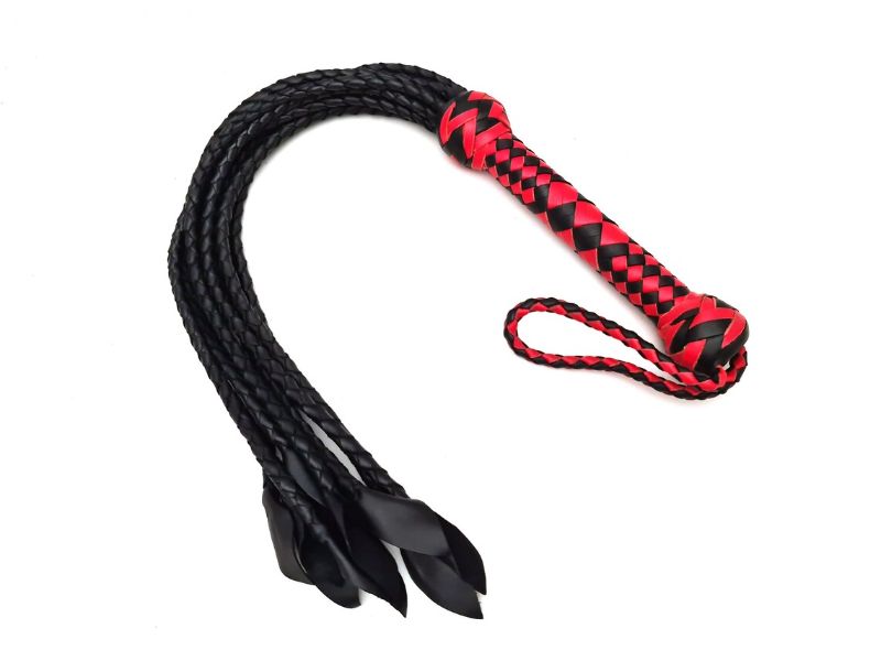 Premium Leather Flogger – Durable, Handmade BDSM Whip for Sensual Play