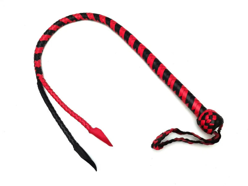 Luxury Leather Whip – Handcrafted BDSM Whip for Sensual Play and Impact