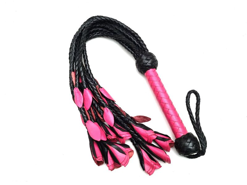 Premium Leather Flogger – Durable, Handmade BDSM Whip for Sensual Play