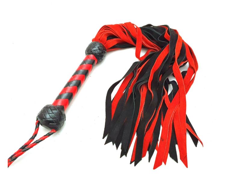 Premium Leather Flogger – Durable, Handmade BDSM Whip for Sensual Play
