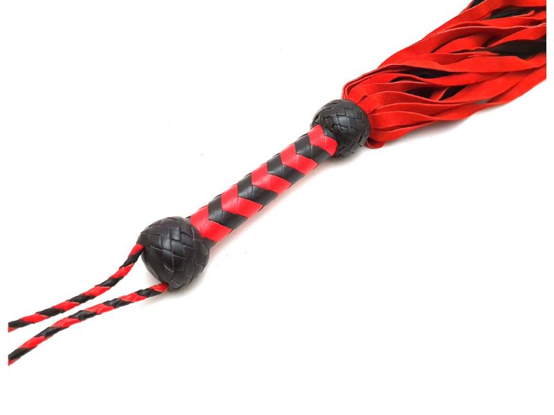 Premium Leather Flogger – Durable, Handmade BDSM Whip for Sensual Play