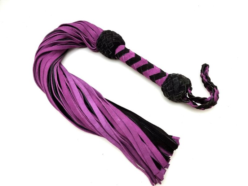 Premium Leather Flogger – Durable, Handmade BDSM Whip for Sensual Play