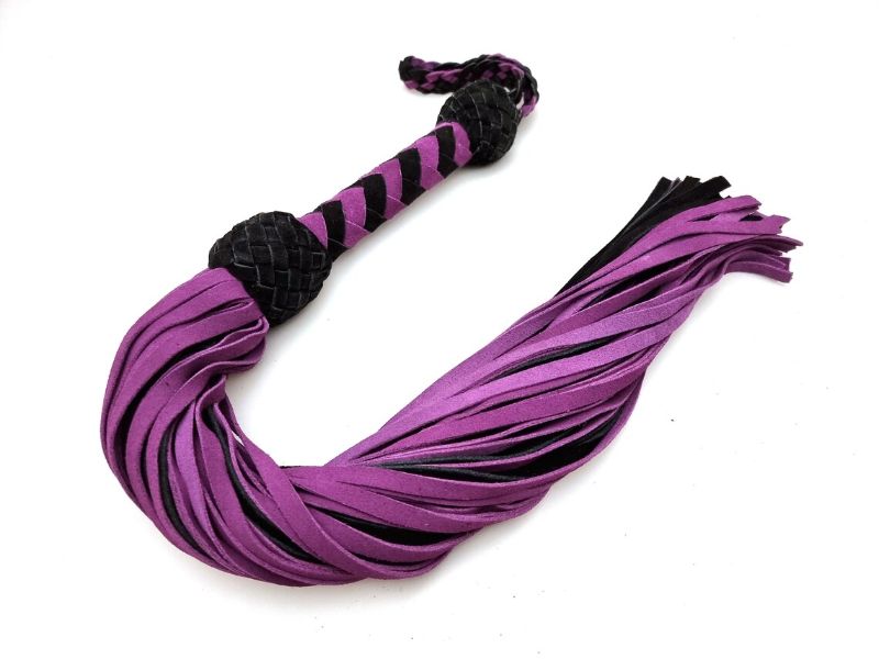 Premium Leather Flogger – Durable, Handmade BDSM Whip for Sensual Play