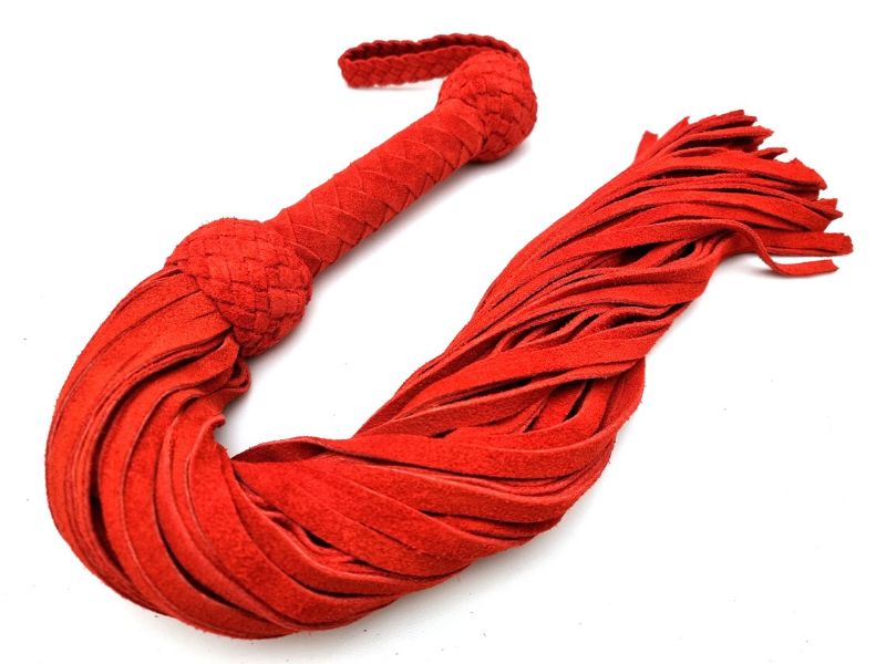 Premium Leather Flogger – Durable, Handmade BDSM Whip for Sensual Play