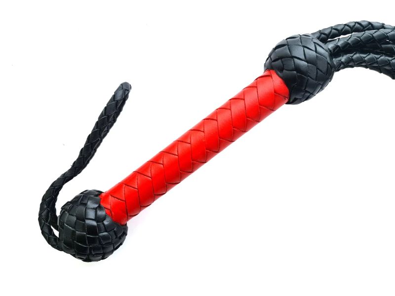 Premium Leather Flogger – Durable, Handmade BDSM Whip for Sensual Play