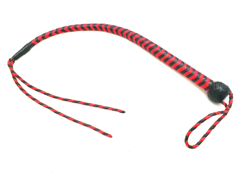 Luxury Leather Whip – Handcrafted BDSM Whip for Sensual Play and Impact