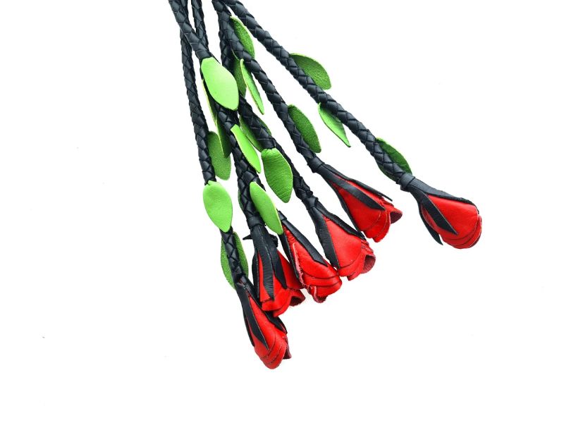 Premium Leather Flogger – Durable, Handmade BDSM Whip for Sensual Play