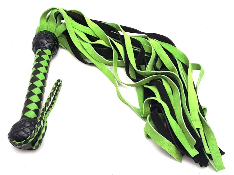 Premium Leather Flogger – Durable, Handmade BDSM Whip for Sensual Play