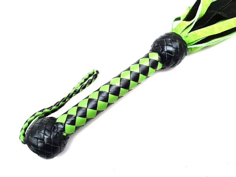 Premium Leather Flogger – Durable, Handmade BDSM Whip for Sensual Play
