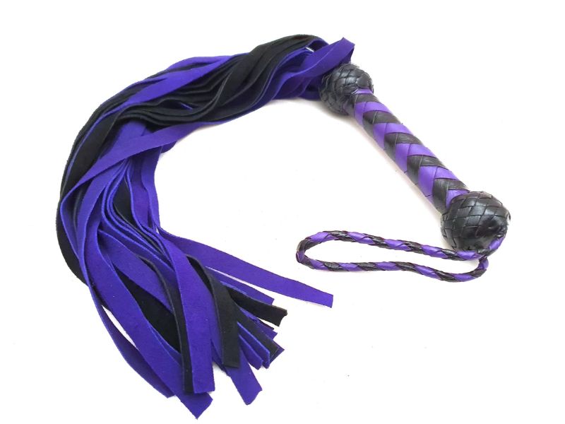 Premium Leather Flogger – Durable, Handmade BDSM Whip for Sensual Play