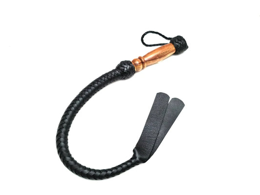 Luxury Leather Whip – Handcrafted BDSM Whip for Sensual Play and Impact