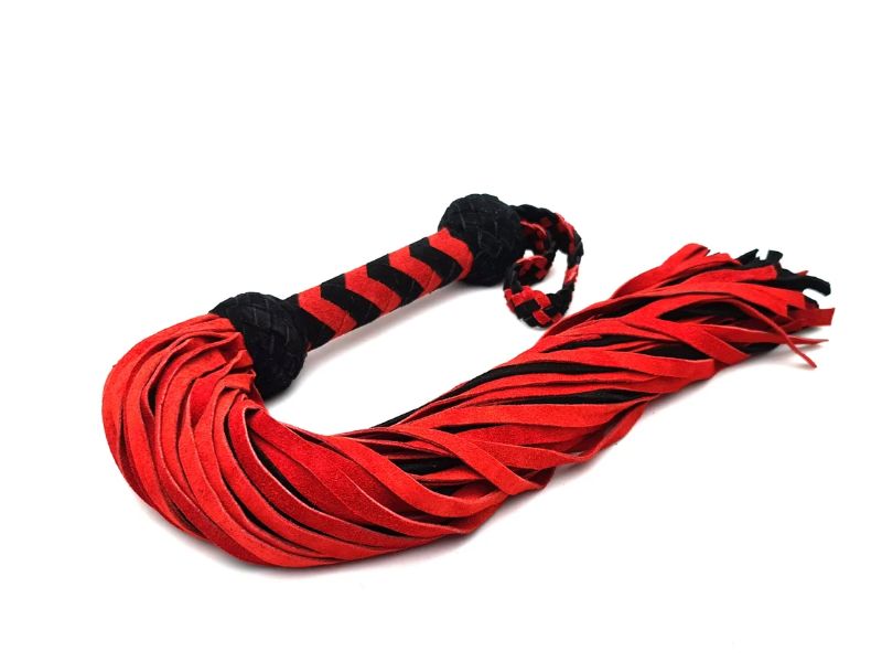 Premium Leather Flogger – Durable, Handmade BDSM Whip for Sensual Play