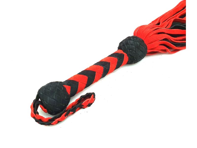Premium Leather Flogger – Durable, Handmade BDSM Whip for Sensual Play