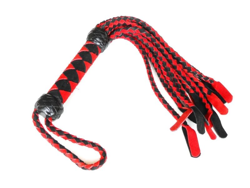 Premium Leather Flogger – Durable, Handmade BDSM Whip for Sensual Play
