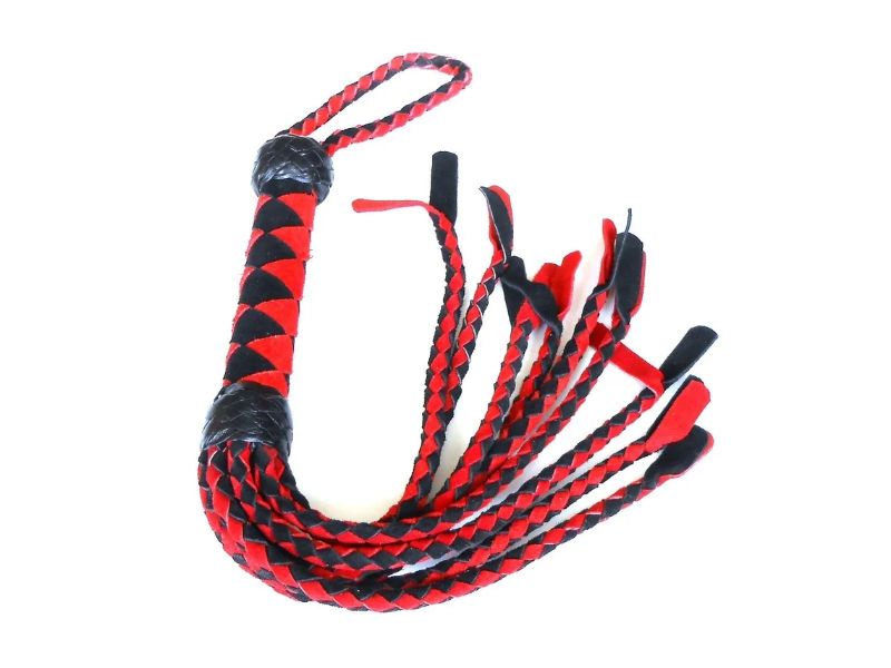 Premium Leather Flogger – Durable, Handmade BDSM Whip for Sensual Play