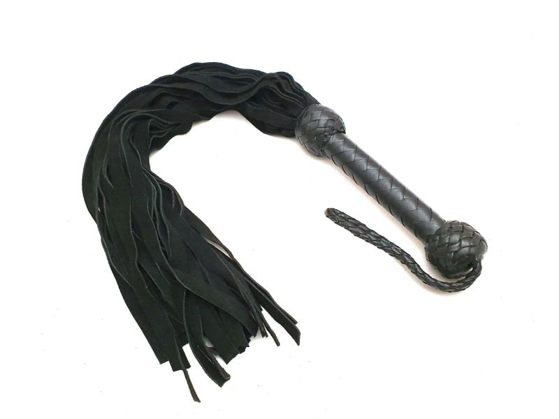 Premium Leather Flogger – Durable, Handmade BDSM Whip for Sensual Play