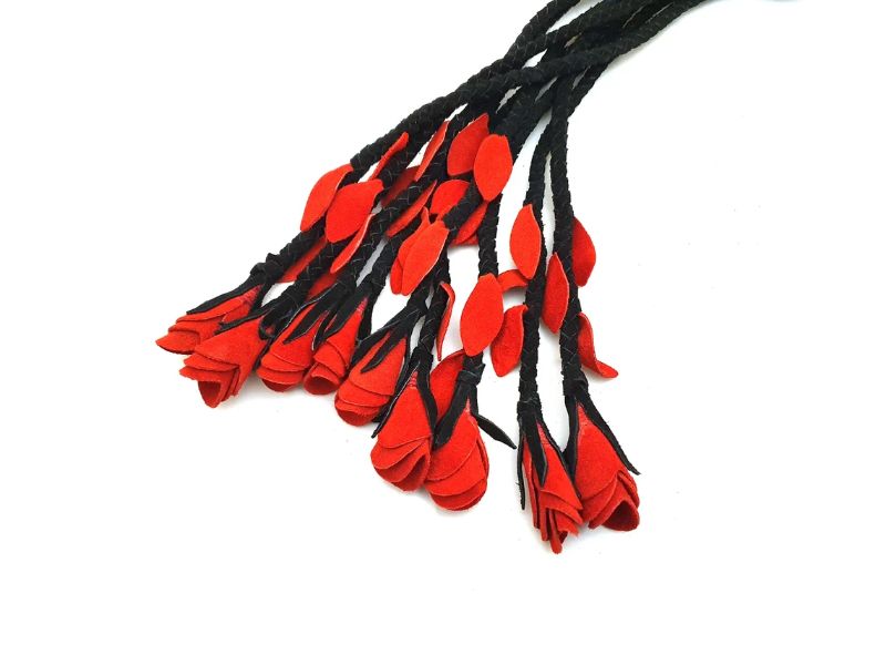 Premium Leather Flogger – Durable, Handmade BDSM Whip for Sensual Play