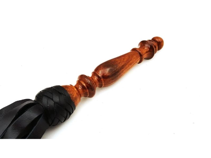 Premium Leather Flogger – Durable, Handmade BDSM Whip for Sensual Play