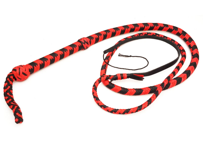 Luxury Leather Whip – Handcrafted BDSM Whip for Sensual Play and Impact