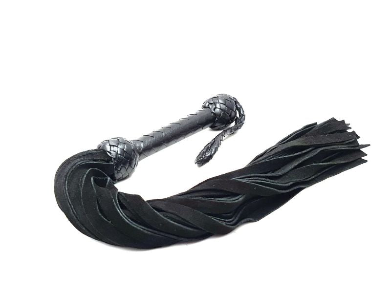 Premium Leather Flogger – Durable, Handmade BDSM Whip for Sensual Play