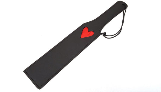 Leather Paddle - Love Heart Leather Paddle - Valentines Love Paddle - Spanking Whip - Tawse - Bdsm Paddle - Paddle - Spanking Paddle.
