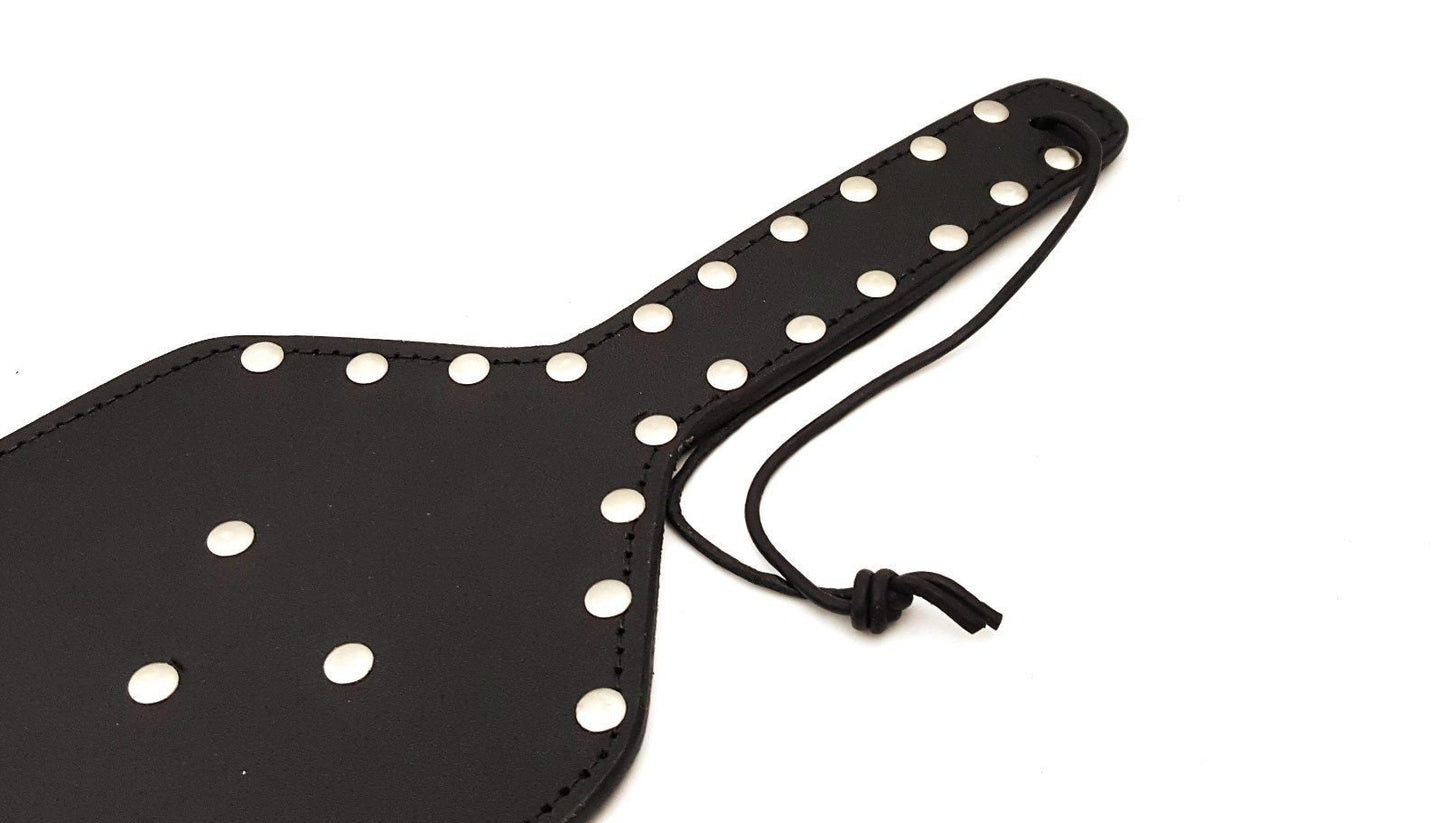 High-Quality Leather Spanking Paddle – Soft & Firm Options for BDSM Fun