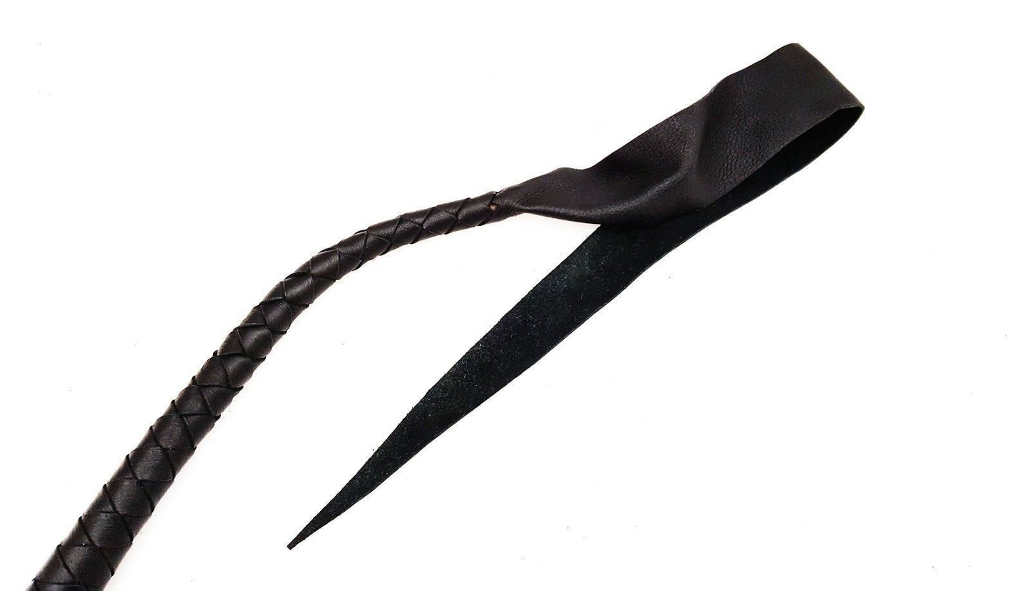 Luxury Leather Whip – Handcrafted BDSM Whip for Sensual Play and Impact